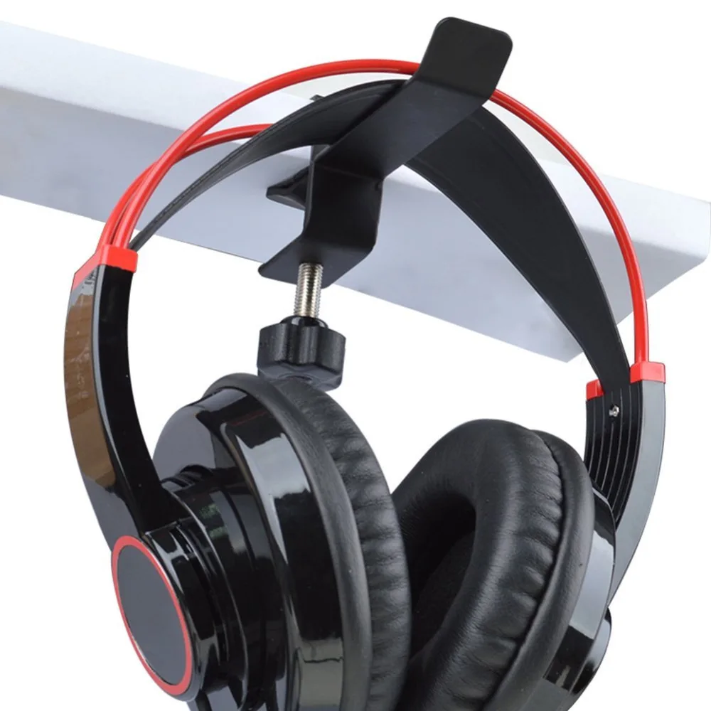 

Black Color Heavy Duty Metallic Headphone Desk Hanger Holder