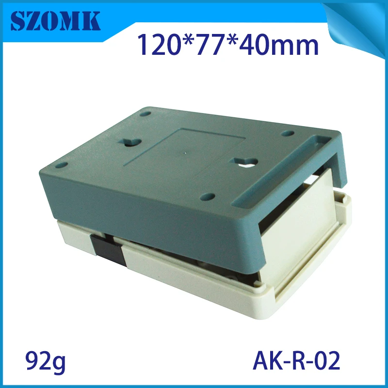 1 шт 120*77*40 мм пластиковая коробка для электроники RFID проект корпус szomk GPS трекер
