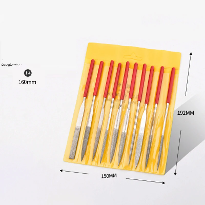 160 мм Алмазная мини игла набор файлов удобные инструменты для керамического