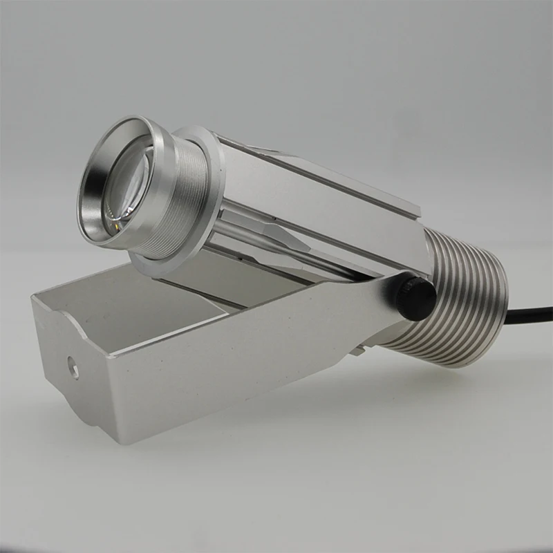 Водонепроницаемый серебряный корпус 20 Вт LED Gobo проектор IP65Rustproof EU Plug 220 в