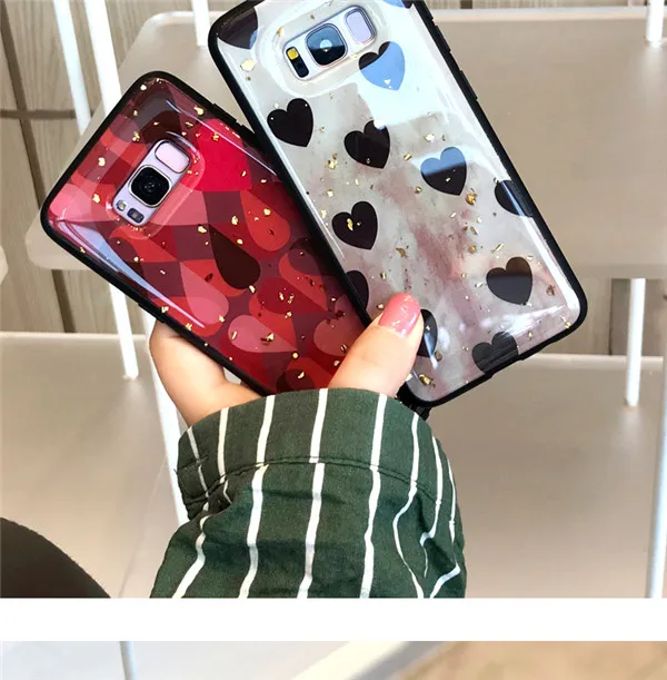 Роскошный чехол TRISEOLY из золотистой фольги для samsung Galaxy S8 S9 S10 Plus M10 M20 Note 8 9, Модный мягкий чехол из ТПУ