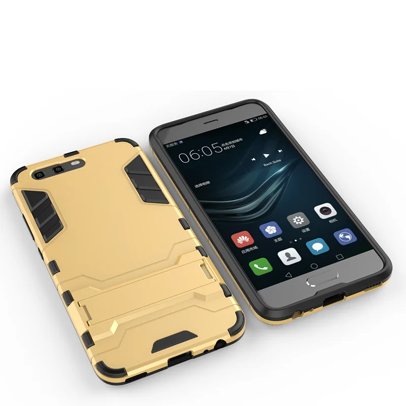 YueTuo luxury original armor case for huawei p10 lite plus nova p10lite plastic hybrid shockproof phone Hard back cover coque |