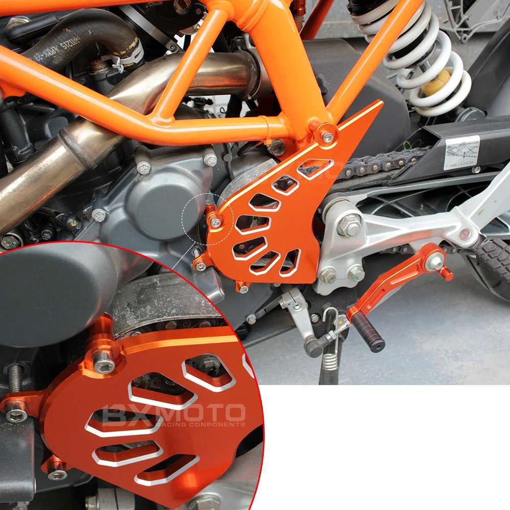 Модный Мотоцикл с ЧПУ алюминиевая заготовка передняя Звездочка крышка цепь