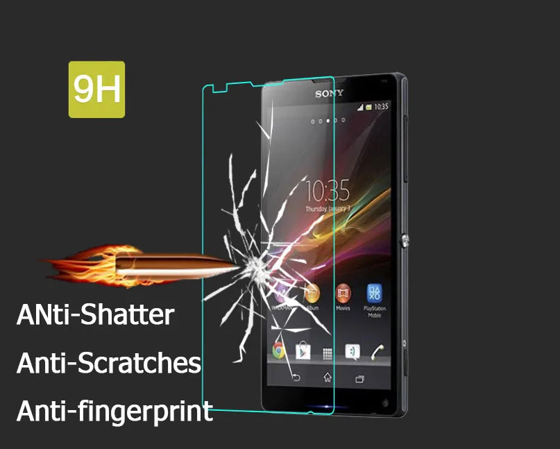 Высококачественная пленка из закаленного стекла для sony Xperia L C2104/ZL L35h стеклянная пленка для sony Xperia V LT25i/M C1904 Защитная пленка для экрана