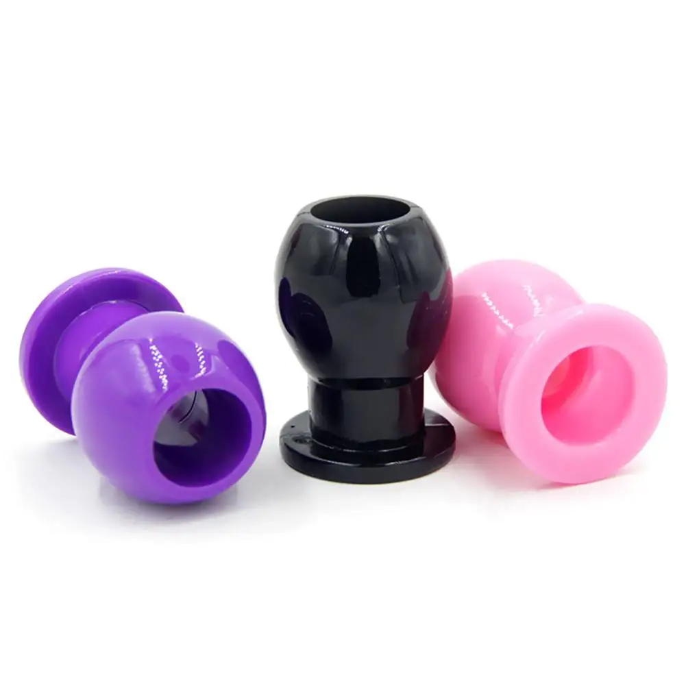 Секс-игрушки для взрослых анальный дилататор гей мужчины пары полые силиконовые