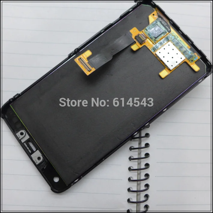 Протестирован для Motorola Moto i XT890 XT905 XT907 M ЖК-дисплей кодирующий преобразователь сенсорного экрана в сборе+ Замена рамы+ трек No.1pc