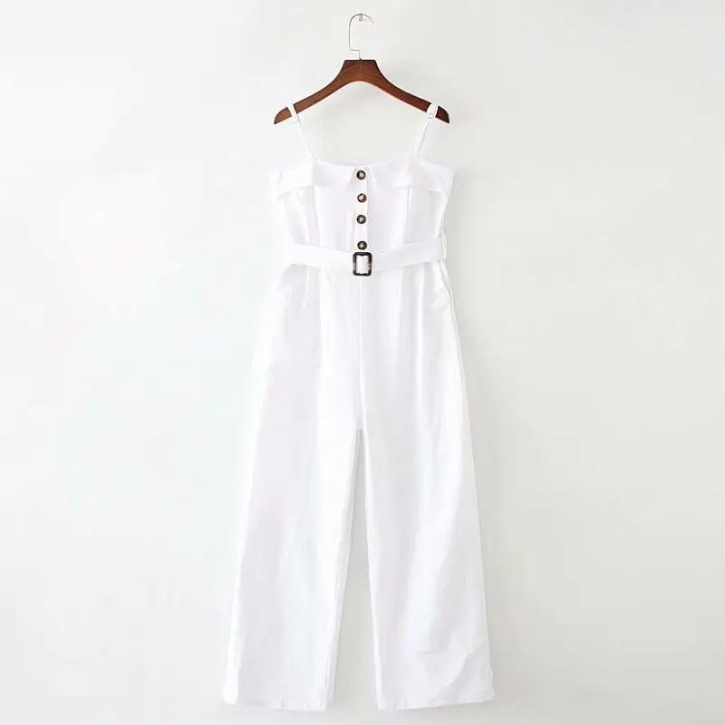 Женские комбинезоны летние длинные штаны элегантные женские Комбинезоны на