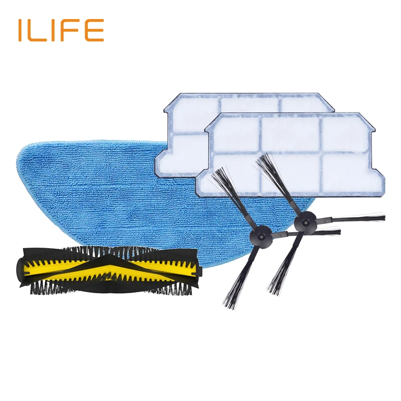 ILIFE V7s Plus Запасные Комплекты для замены фильтр Швабра тряпка щетка очистки пыли