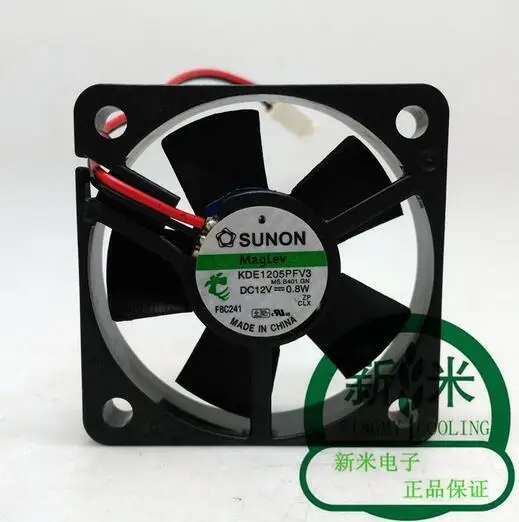 

Оригинальный Sunon KDE1205PFV3 AC/DC 12V 0,8 W 5 см 5010 50*50*10 мм 2-провод Ультра тихий вентилятор охлаждения