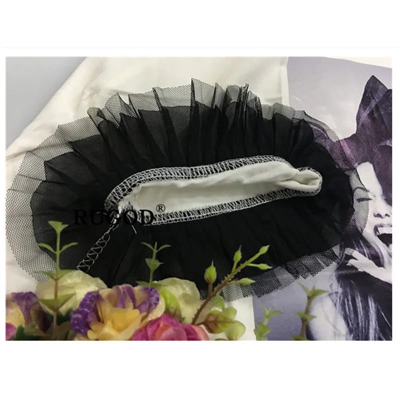 Женская футболка в стиле пэчворк RUGOD Повседневная белая свободная хлопковая