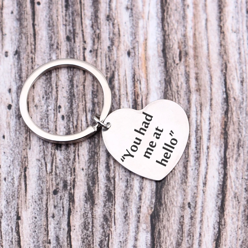 Новые изящные брелки с гравировкой надписью Hello|Брелоки| |