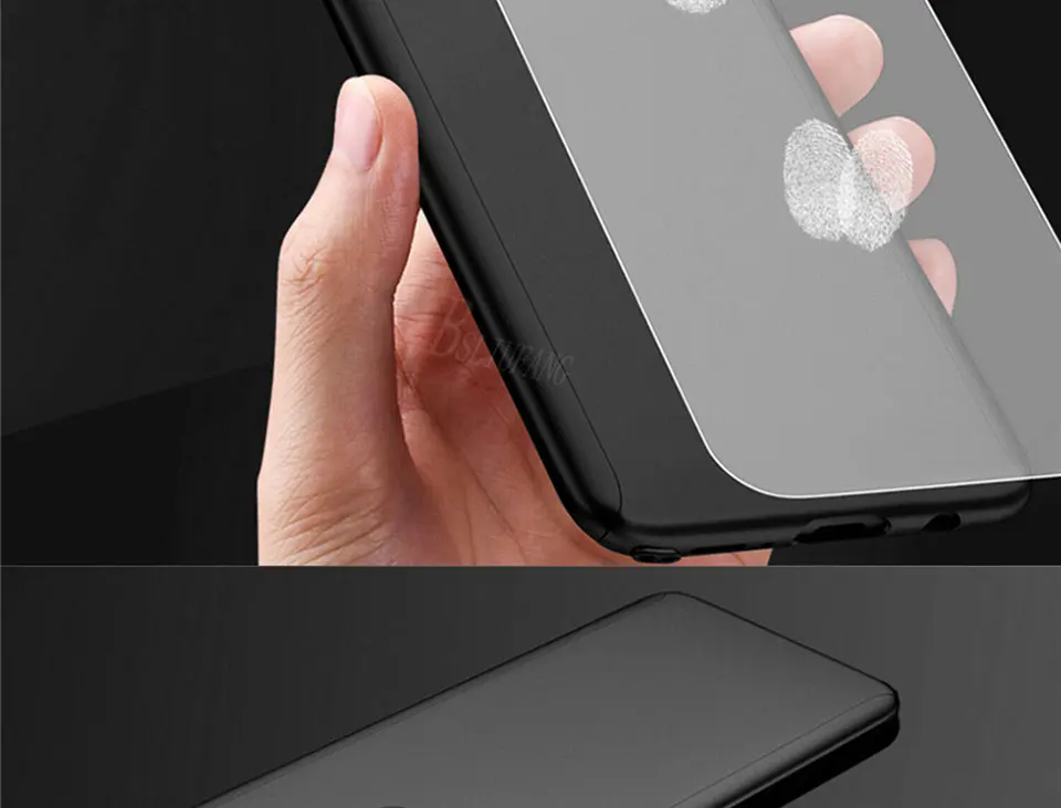 Luxury 360 Degree Full cover Case For Samsung Galaxy S10 S9 S8 Plus S7 Edge Shockproof Phone Cases For Samsung Note 8 9 Case