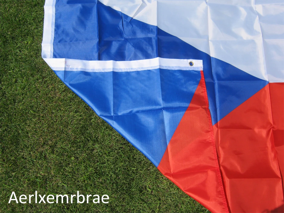 aerlxemrbrae флаг 90*150 см Флаг Чехии подвесной Полиэстер Национальный флаг Чешская Республика флаг