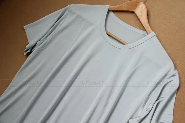 NWT мужская Трикотажная футболка из шелка, футболки, топы с коротким рукавом, Повседневная футболка, подходит для всех сезонов