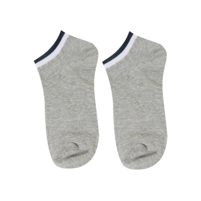 Мужские носки до щиколотки DONG AI черные короткие из чесаного хлопка с низким