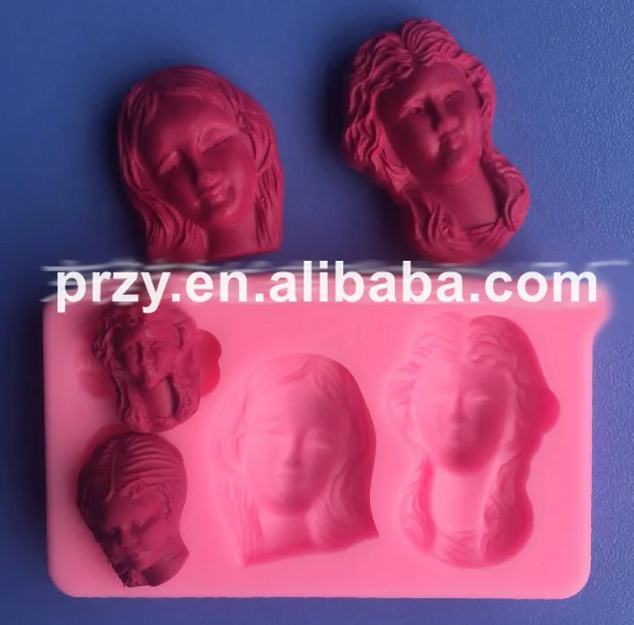 Женская голова силиконовая форма женская из силикагеля формы для шоколада