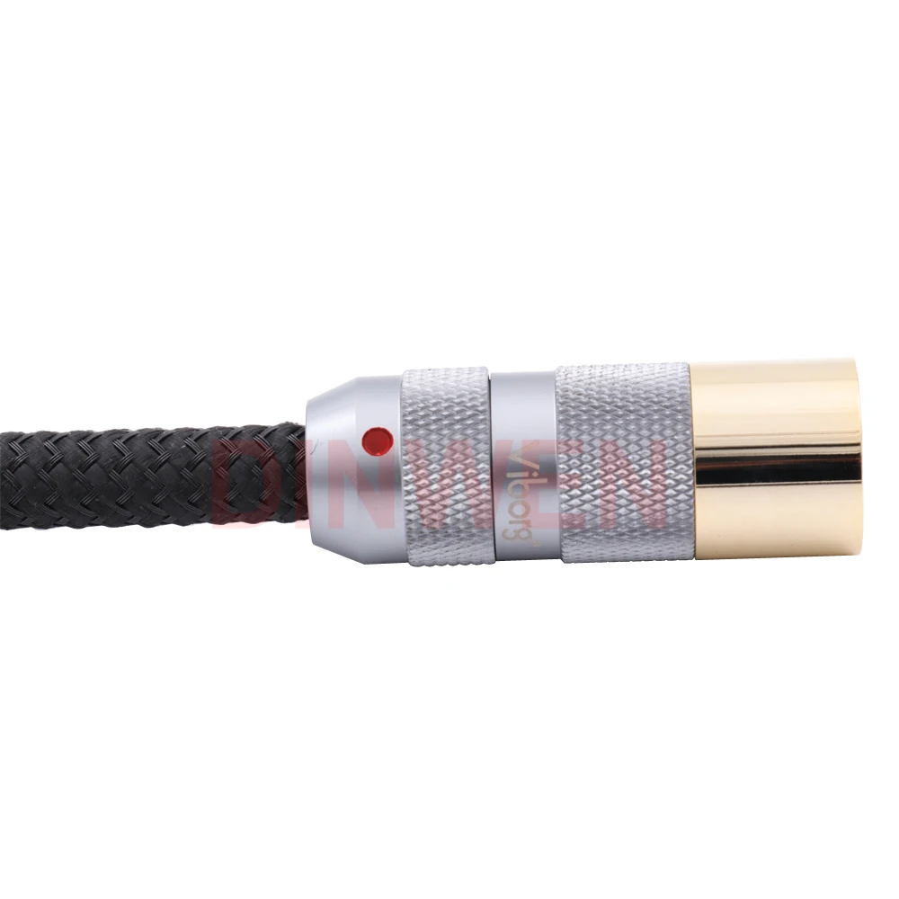 

3Pin XLR Extension Cable Male to Male Adapter Gold plated Connector with Red/Black point to distinguish tract 1PC/Lot DIY
