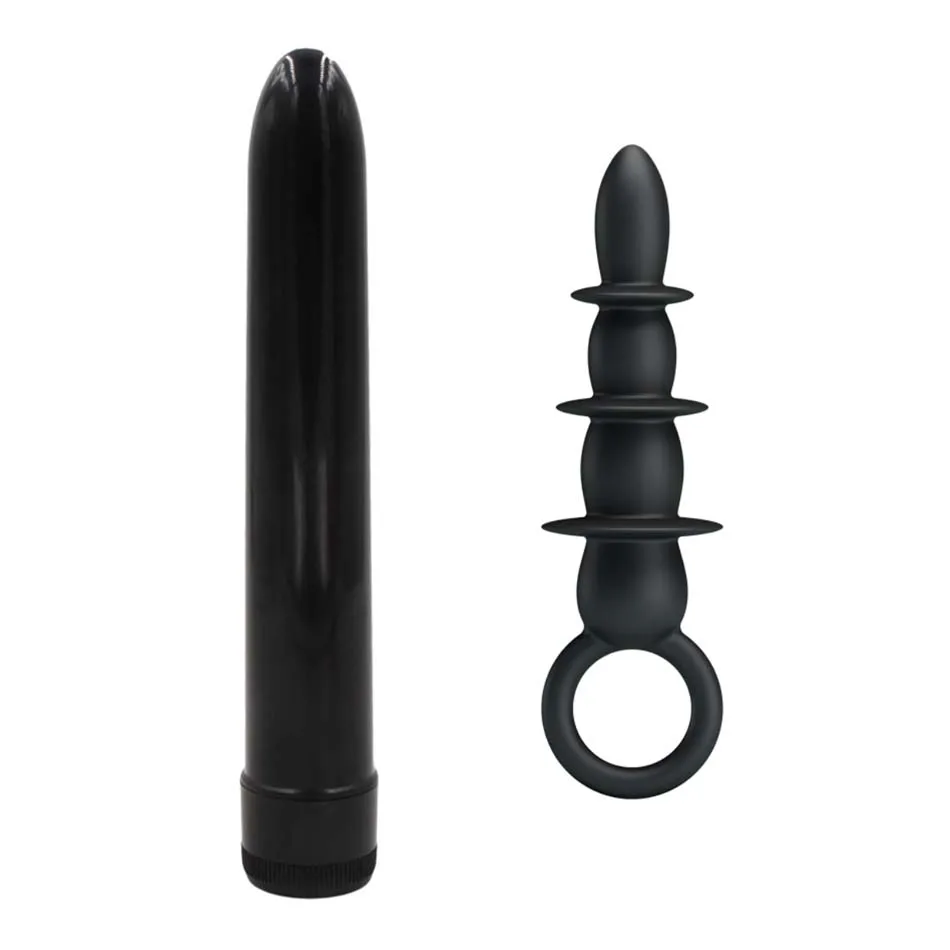 YEMA 2 шт. портативное кольцо Анальная пробка Анальный массажер & Пуля Мини палочка
