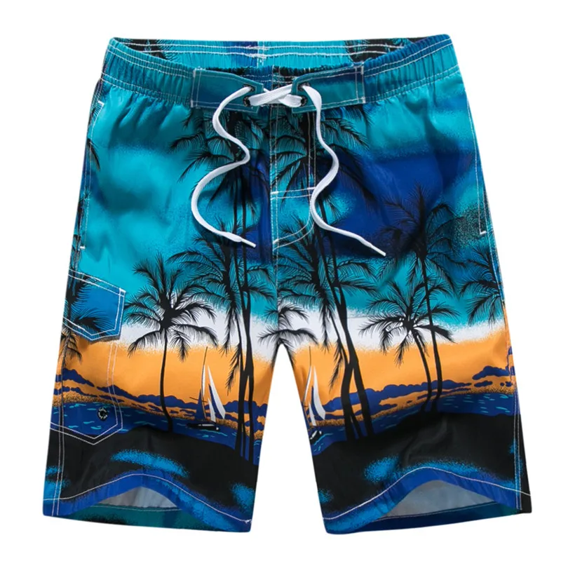 

Hot New Summer Men Quick Dry Shorts Running Cool Seaside Board Loose Vogue Brisk Beach Sportswear Men's Surf Short Trousers