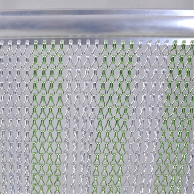 Анодированная обработка поверхности двойные крючки алюминиевая цепь