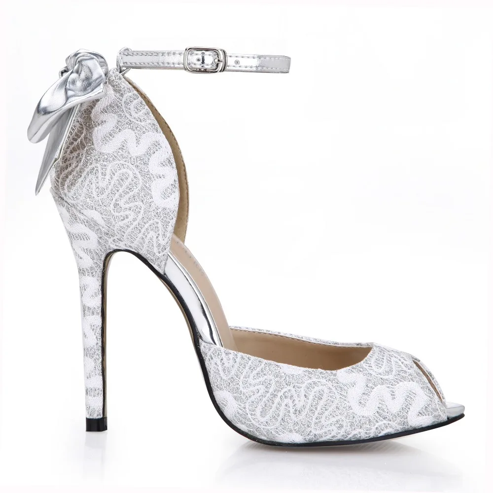 Новейшие Модные сзади с бантиком летние туфли открытым носком Обувь на высоком