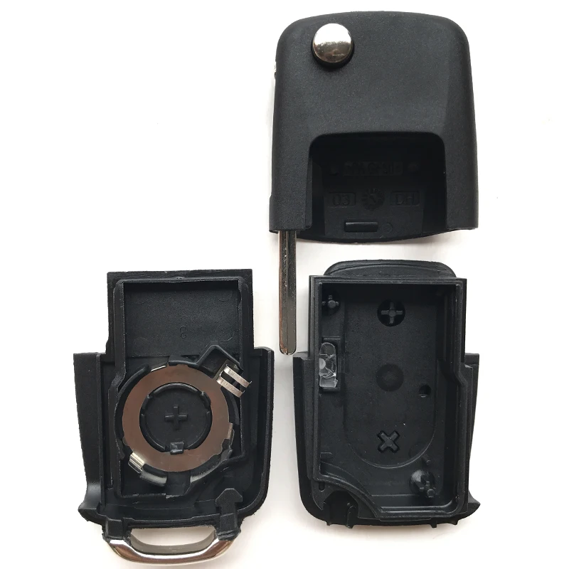 2/3 кнопки для VOLKSWAGEN VW SEAT Altea MK4 Alhambra Arosa Exeo Ibiza Leon откидной складной чехол для автомобильного ключа с дистанционным управлением