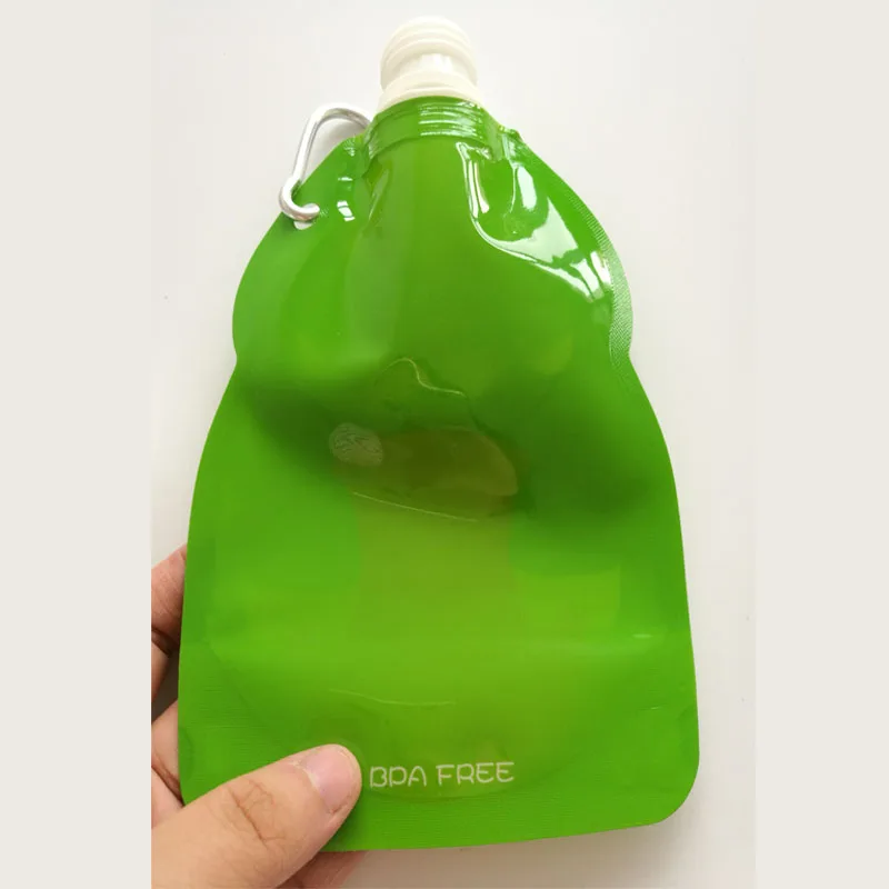 10 шт./лот 200 мл Эко дружественных складной мультфильм животных бутылка для воды