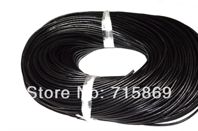 Бесплатная доставка ювелирных изделий сделай сам 100 метров 1 5 мм черный круглый
