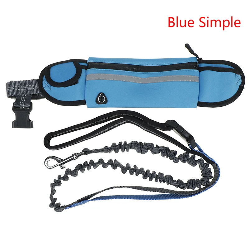 Эластичный пояс для бега собаки поводок домашних животных с мешочком