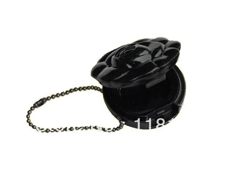 Rose Eye Shadow Box Empty Jar Fashion Black DROP SHIPPING |