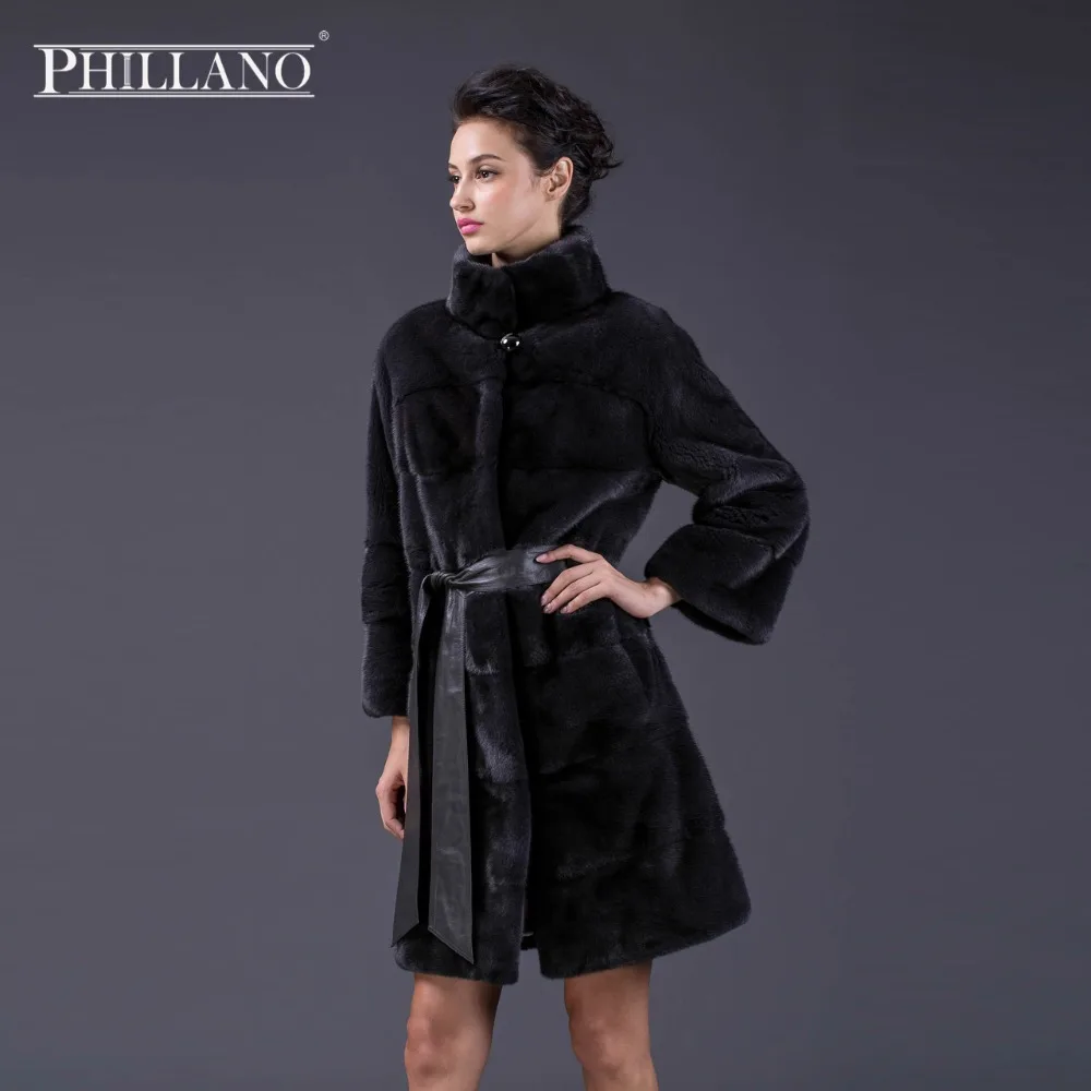 Горящие Товары PHILLANO 2016 Новинка Шубы Из Натурального Меха Норки Скандинавия Дания