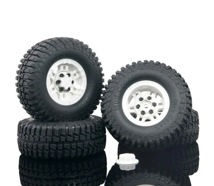 4 шт. 1 9 &quotRC Гусеничный грузовик моделирование резиновые гравийные шины подходят