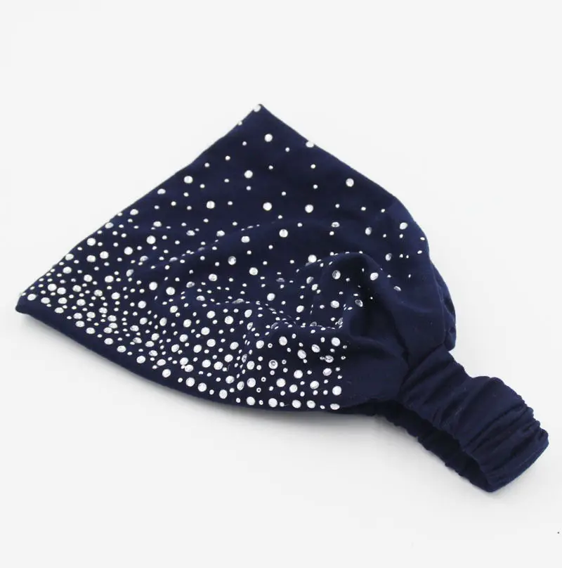 Женская широкая тканевая повязка на голову искусственная хлопчатобумажная