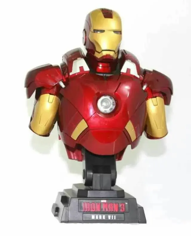 Железный человек бюст фигурку 1/7 Масштаб Окрашенные рис светло красный Ver. MK7