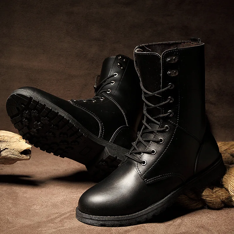 New England winter boots tide men Martin lace breathable men's casual high-top wholesale | Обувь