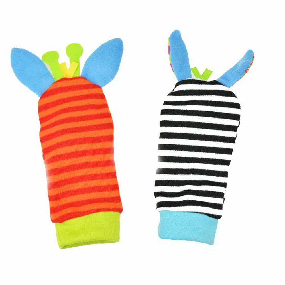 Мягкие животные подвески для младенцев Cartoon Baby Toys 0-12 месяцев.