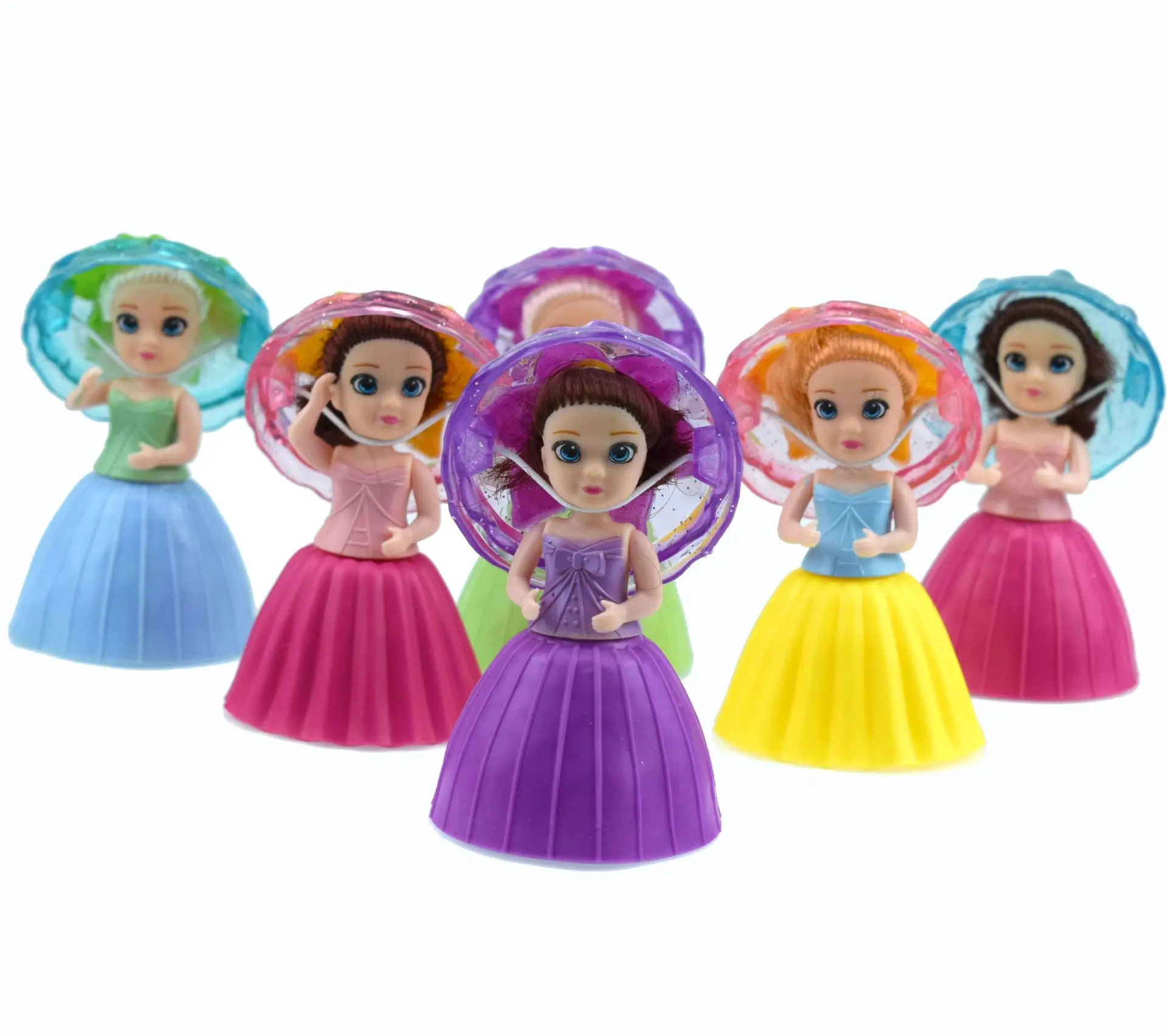 1 шт. большая мини мультяшная Милая кекс принцесса кукла трансформированная