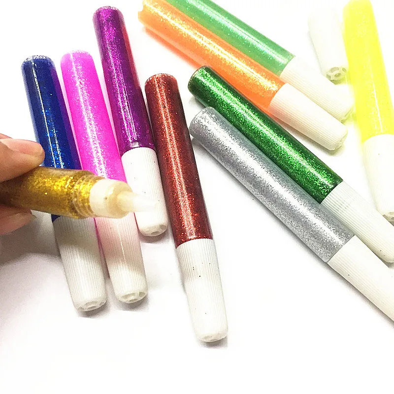 10 шт. DIY ремесла флэш красочный клей дети украсить искусство Декоративный рисунок