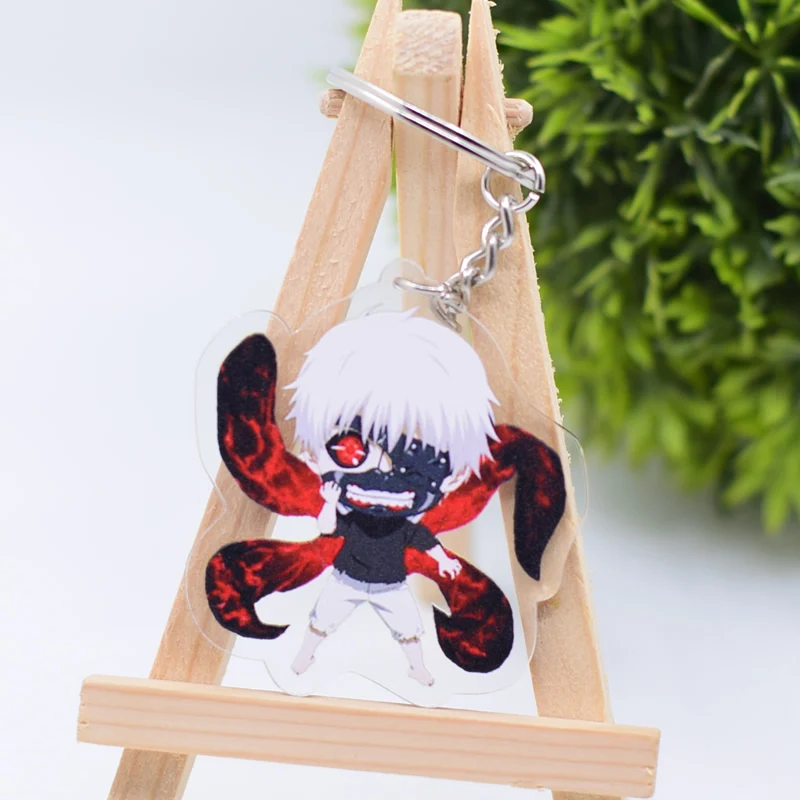 Tokyo Ghoul 92 Токийский Гуль брелок двухсторонний брелок акриловый кулон аниме аксессуары мультфильм брелок - Цвет: Tokyo Ghoul 92