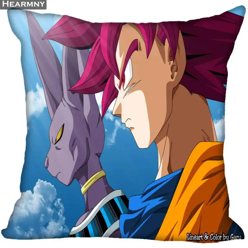 6 Декоративная Наволочка на заказ Dragon Ball Z квадратная Наволочка на молнии 35X35,40x40,45x45 см(одна сторона - Цвет: 6