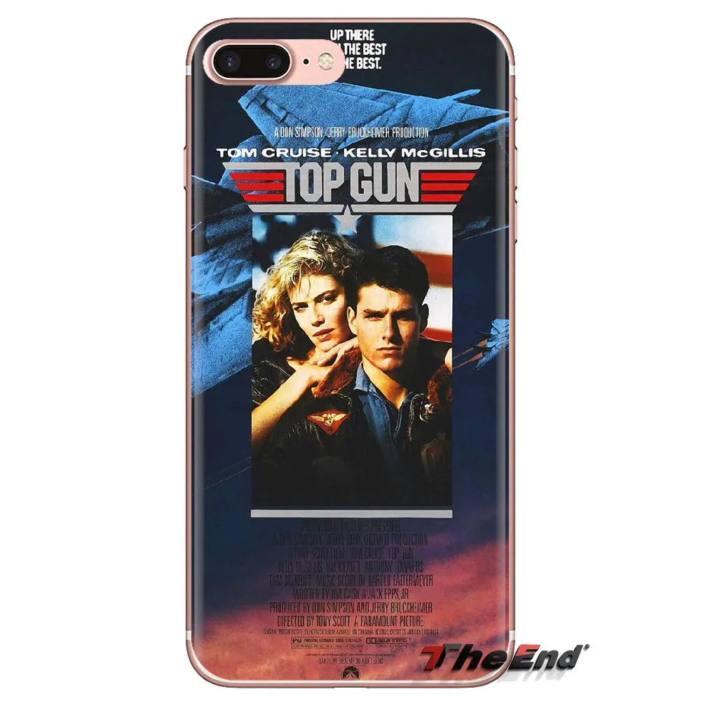 For Samsung Galaxy A3 A5 A7 A9 A8 Star A6 Plus 2018 2015 2016 2017 Soft Transparent Shell Covers Top gun 1987 tom cruise Movie |