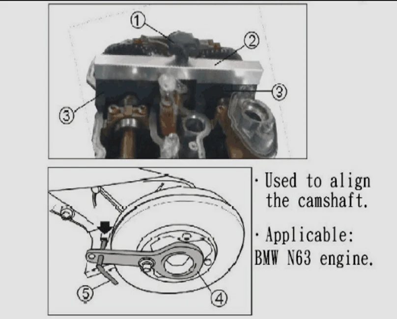 Набор инструментов для фиксации двигателя BMW N63 S63 N74|timing set|kit kitskit bmw |