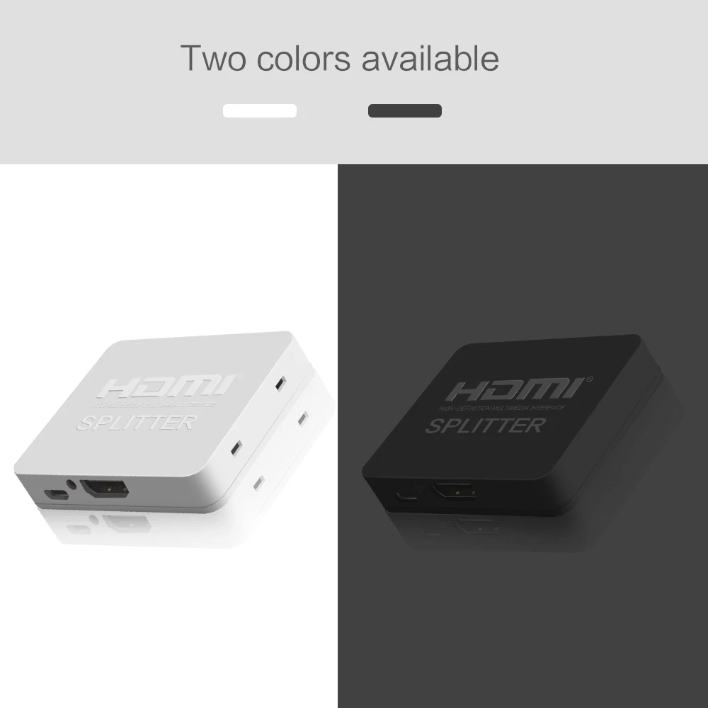 HDCP 4K HDMI сплиттер Full HD 1080p видео переключатель 1X2 сплит 1 в 2 выход усилитель двойной