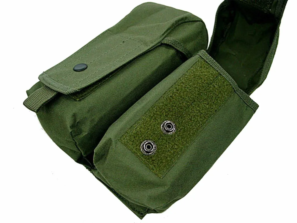 Тактический Двойной подсумок для магазинов держатель Molle AEG AK охота страйкбол