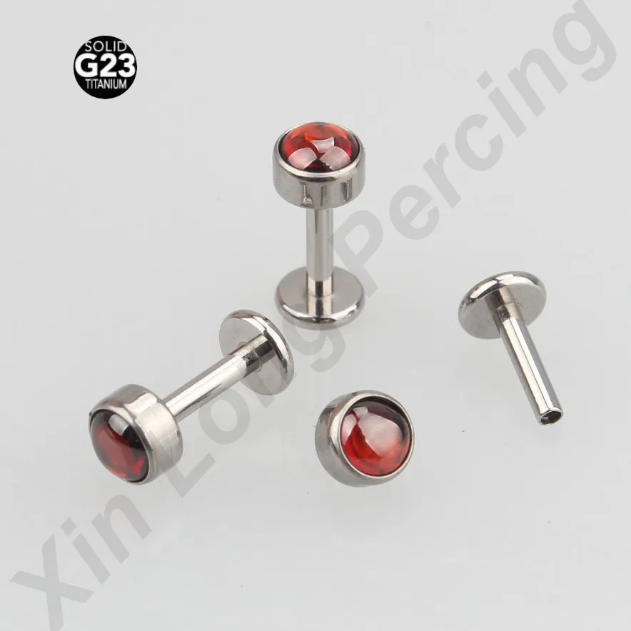 Розничная продажа полированный Натуральный камень красный гранат Титан G23 с