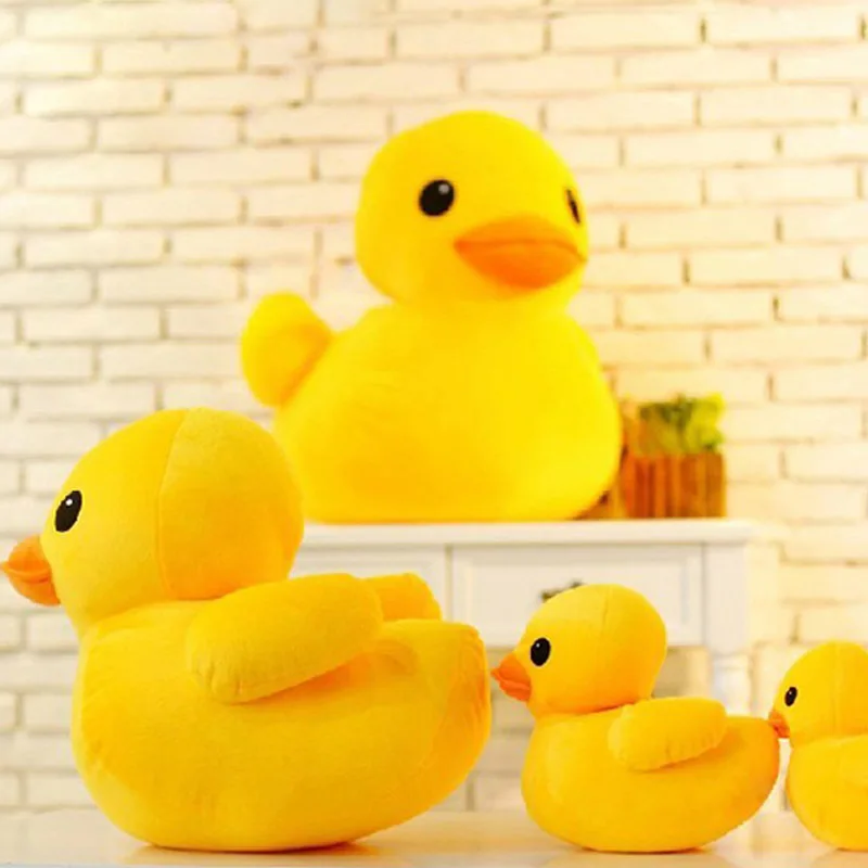 30/50 cm  Stuffed Dolls Plush Rubber Duck Hongkong Big Yellow Duck Plush Toys Hot Sale Best Gifts for Children