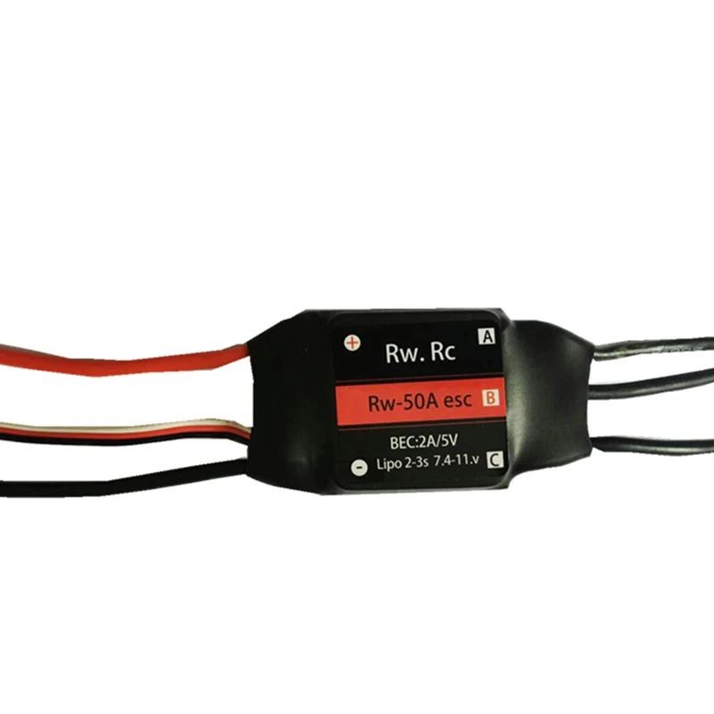 RW.RC бесщеточный ESC 30A/50A/70a/125a /200a с задним ходом для RC автомобиля лодки|Детали и