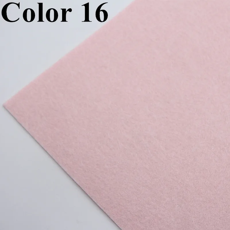 C16 2 мм Толщина 20X30 см фетровая Полиэстеровая ткань Nonwoven Цветы Ткань гирлянды мульти Цвет для Швейное Ремесло «сделай сам» ремесленных Декор - Цвет: C16