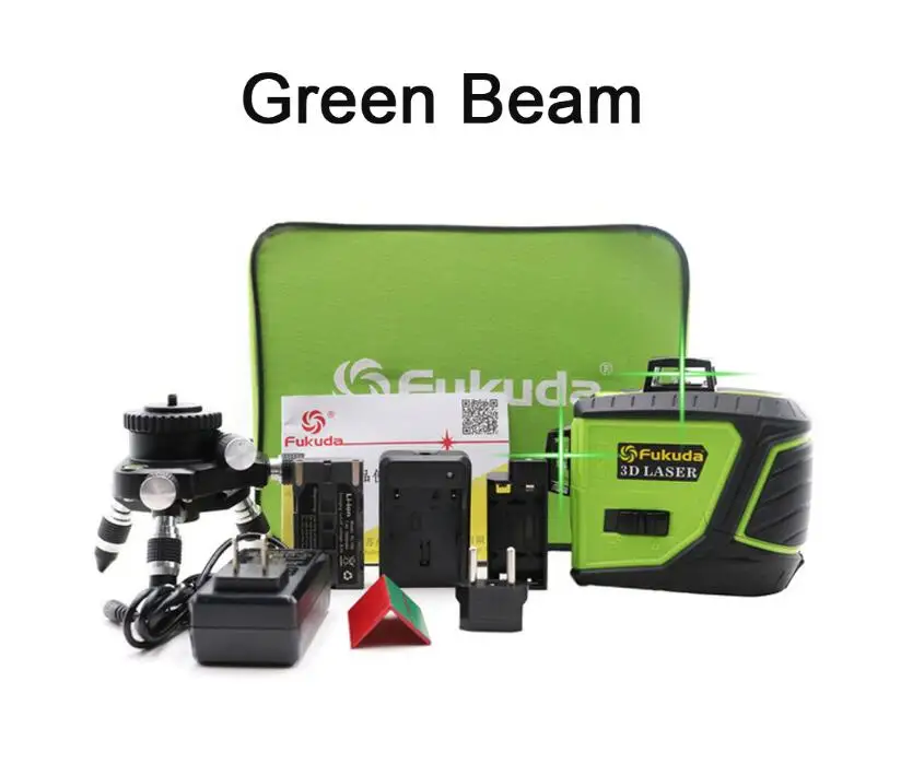 Green beam 12 линии 3D лазерный нивелир 360 в вертикальном и горизонтальном положении лазерный нивелир саморегулирующаяся поперечная линия 3D зеленый лазерный уровень с на открытом воздухе - Цвет: Green beam