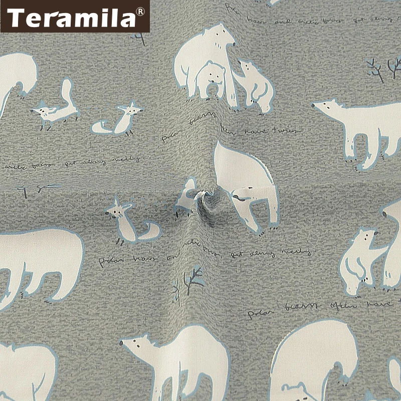 Teramila 100% хлопковый тканевый измеритель ткани мягкий светильник серый медвежонок